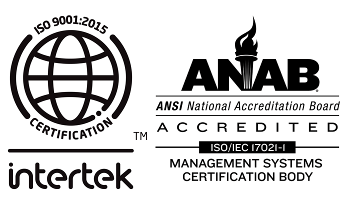 intertek-anab-logo-k Wire harness assembly manufacturer PCA is ANAB accredited and ISO 9001 certified.
